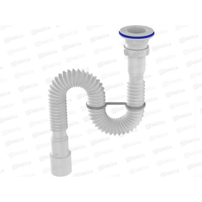 Гофросифон 1 1/2&quotх40/50 с пластиковой решеткой, PF103 *60