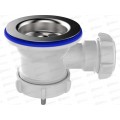 Выпуск 1 1/2&quot с металлической решеткой, с отводом под перелив, NV150 *50