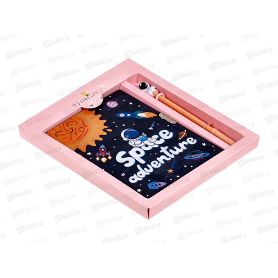 Блокнот подарочный Alingar 50л линия &quotКосмос,приключения&quot,AL10701/1