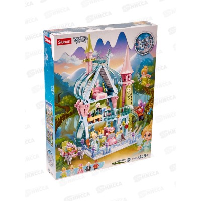 Конструктор SLUBAN Сказка о Зиме. Замок, 447дет., М38-В0898 Конструктор SLUBAN Сказка о Зиме. Замок, 447дет., М38-В0898