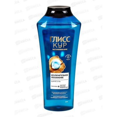 ГЛИСС КУР шампунь Исключительное увлажнение 400мл *12