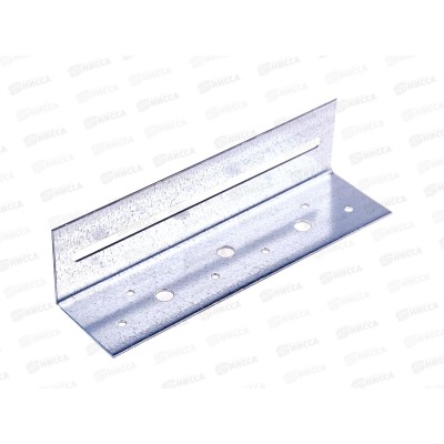 Уголок крепёжный 60*60*220 скользящий, оцинкованный Госкреп