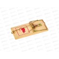 Мышеловка деревянная 10х4,5см, 2шт, AL-23232  *300