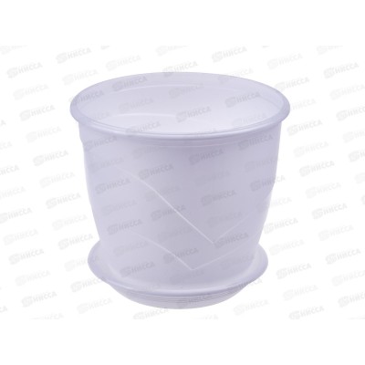 Горшок д/цветов Венеция 3,1л Белый, D19 *14 Горшок д/цветов Венеция 3,1л Белый, D19 *14