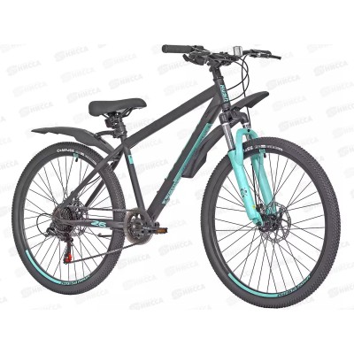 Велосипед 26" 21ск RUSH HOUR NX 615 DISC ST черный рама 18"П, 320036