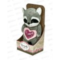 Романтичный Енотик с сердечком, 20см в/к МТ-GU042021-2-20 Романтичный Енотик с сердечком, 20см в/к МТ-GU042021-2-20