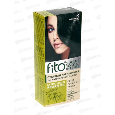 Fitocolor intense крем-краска 1,0 Насыщенный черный 115мл *17 Fitocolor intense крем-краска 1,0 Насыщенный черный 115мл *17