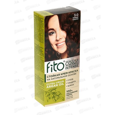 Fitocolor intense крем-краска 3,0 Темный каштан 115мл *17