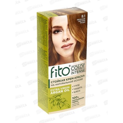 Fitocolor intense крем-краска 8,1 Песочный светлый русый 115мл *17