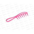 Ameli Расческа гребень пластик 19см цвет ассорти 27 0047 *120 Ameli Расческа гребень пластик 19см цвет ассорти 27 0047 *120