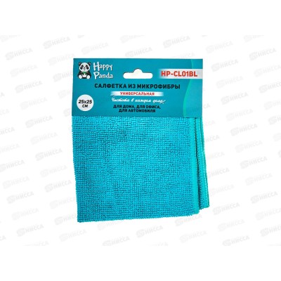 Салфетка HP-CL01BL микрофибра 25*25см Бирюзовый *600 Салфетка HP-CL01BL микрофибра 25*25см Бирюзовый *600