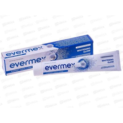 Evermex зубная паста Whitening Glow отбеливание 75мл 3855 *12