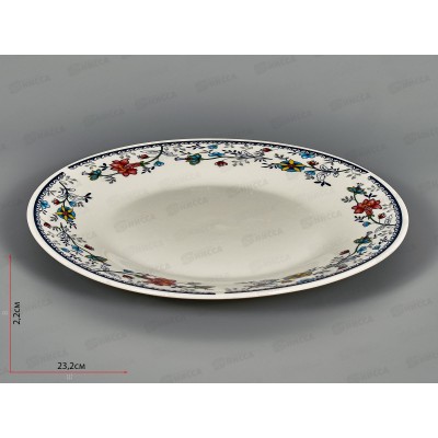 Тарелка обеденная ZX2312-9FP Флорис 23см 249529 Тарелка обеденная ZX2312-9FP Флорис 23см 249529