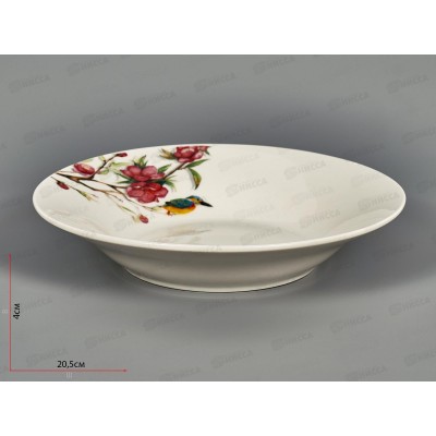 Тарелка суповая ZX2311-8FP Магнолия 450мл 20см 249519 *48 Тарелка суповая ZX2311-8FP Магнолия 450мл 20см 249519 *48