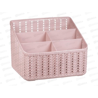 Органайзер ВЯЗАНИЕ 5 секций Чайная роза М2383 *12 Органайзер ВЯЗАНИЕ 5 секций Чайная роза М2383 *12