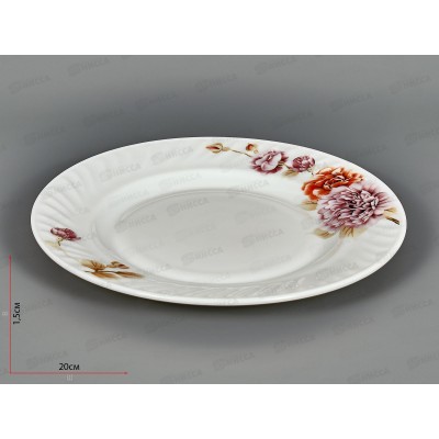 Тарелка плоская HP80-Decal 20см No.60 Пион 206426 *48 Тарелка плоская HP80-Decal 20см No.60 Пион 206426 *48