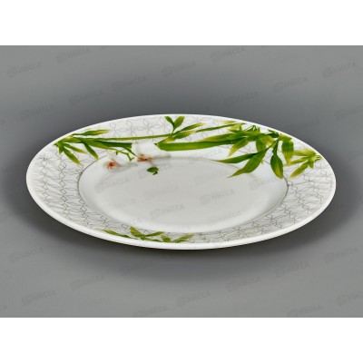 Тарелка плоская HP90-K877 23см Бамбук 145644