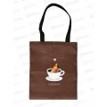 Сумка-шоппер текстильная премиум 0432.272 кофебара
