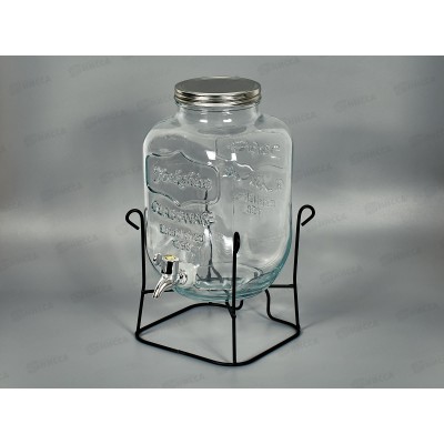 Банка для лимонада 4433 на металлической подставке 6л 149827 Банка для лимонада 4433 на металлической подставке 6л 149827