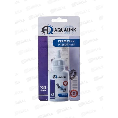 Клей-герметик анаэробный Aqualink &quotРазборный&quot 30г в блис.
