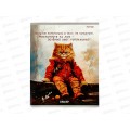 Тетрадь 48л кл. ПП "Жил был кот" ОБиЗР, Т48-2320 *10/80 Тетрадь 48л кл. ПП "Жил был кот" ОБиЗР, Т48-2320 *10/80
