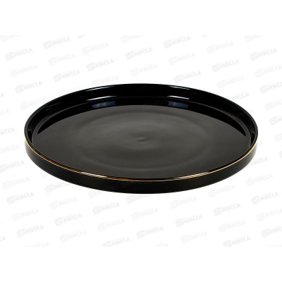Тарелка десертная Black Gold 21см DM3011-1