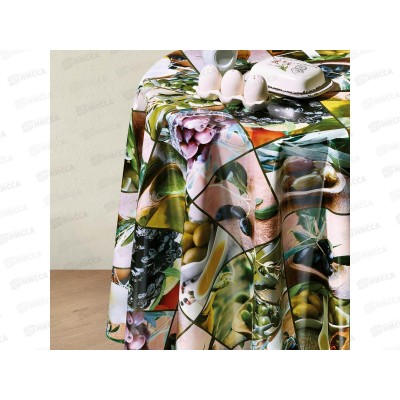 Клеенка на нетканой основе ДЕКОРАМА 1,4*20м 111А олива