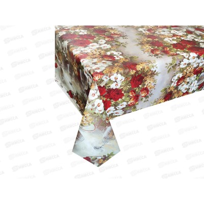 Клеенка на нетканой основе ДЕКОРАМА 1,4*20м 141А бокал и цветы