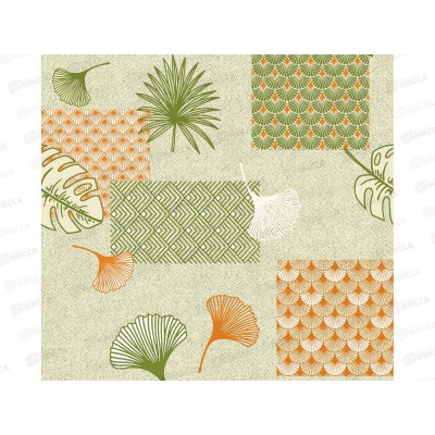 Клеенка на нетканой основе ДЕКОРАМА 1,4*20м 188С папоротник на зеленом Клеенка на нетканой основе ДЕКОРАМА 1,4*20м 188С папоротник на зеленом