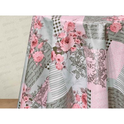 Клеенка на нетканой основе ДЕКОРАМА 1,4*20м 195С букеты роз