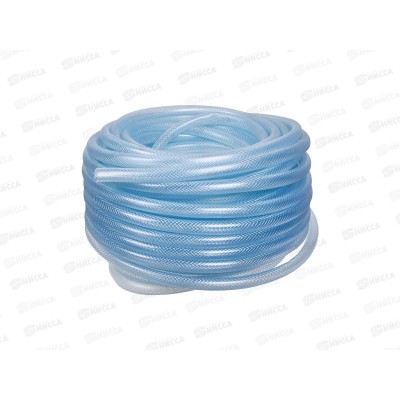 Шланг поливочный  силикон ПВХ  3/4 3 слойный армированный прозр.50м мороз.