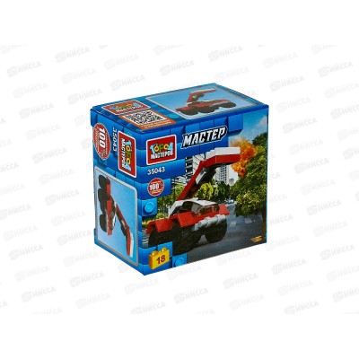 Конструктор "ГОРОД МАСТЕРОВ" Пожарная машина, 18 дет., 35043-JS Конструктор "ГОРОД МАСТЕРОВ" Пожарная машина, 18 дет., 35043-JS