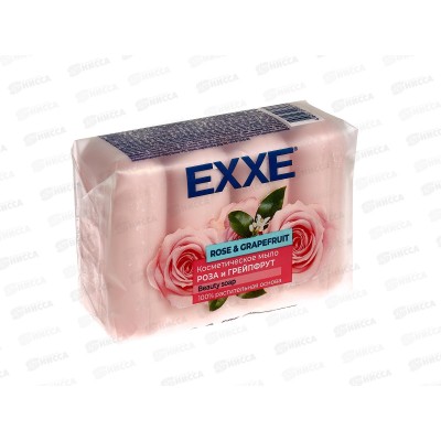EXXE Мыло 4шт*70г Роза и грейпфрут *12 С0007680 EXXE Мыло 4шт*70г Роза и грейпфрут *12 С0007680