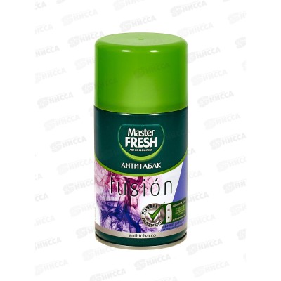 Master FRESH освежитель воздуха сменный баллон Антитабак 250мл *12 С0006615 Master FRESH освежитель воздуха сменный баллон Антитабак 250мл *12 С0006615