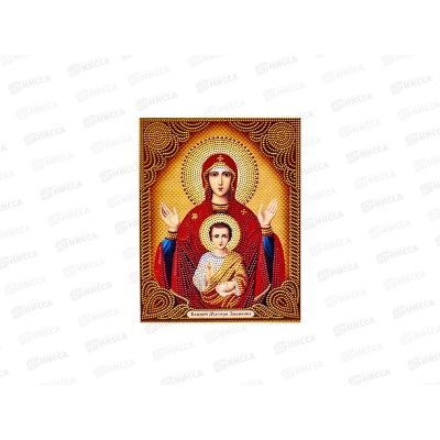 Алмазная мозаика Иконы.Знамение ВК 22х28см, MN72613 *1 Алмазная мозаика Иконы.Знамение ВК 22х28см, MN72613 *1