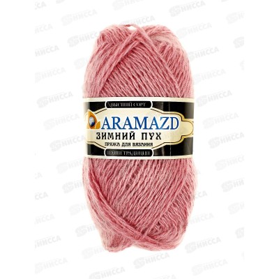 Пряжа Зимний пух 70%козий пух 30% акрил 100гр Клевер *5