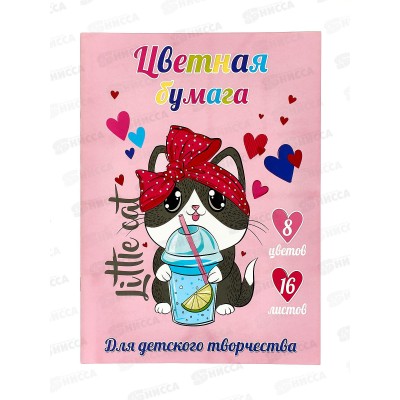 Цветная бум. 16л  А4 ФЕН Красотки 64279 *50