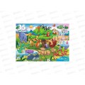 Пазлы-макси. 35 элементов Джунгли №4, ПУ35-3853 *24 Пазлы-макси. 35 элементов Джунгли №4, ПУ35-3853 *24