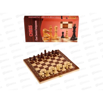 Игра 3 в 1 дерево (шахматы, шашки, нарды) AN02596 (29х14,5х3см)