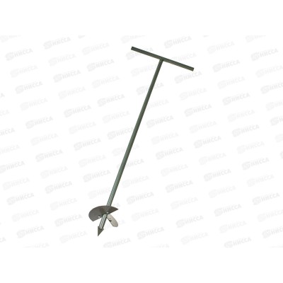 Бур садовый 2 метра с насадками 150 и 200мм