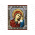Алмазная мозаика (класс.) 40х50см Казанская икона Божией Матери, НД-0650 с подр.