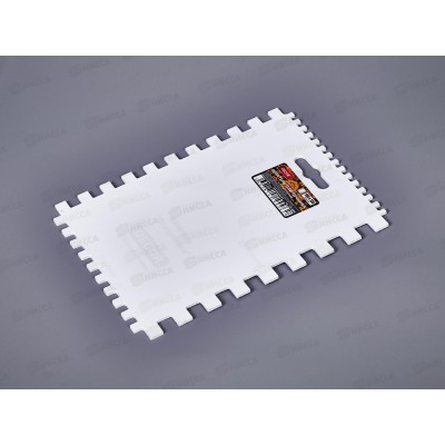 Шпатель плиточника Decor 180*135мм,зуб 4,6,8,10 316-8800 *20/160/800шт