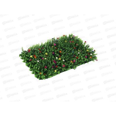 Изгородь "Самшит с цветами" искус 60*40см INBLOOM 172-032 г