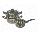 Набор посуды 5предметов, SG-8045 нержавеющая сталь (2,1л, 2,9л, ковш 1,5л) Набор посуды 5предметов, SG-8045 нержавеющая сталь (2,1л, 2,9л, ковш 1,5л)