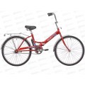 Велосипед 26" 1ск RUSH HOUR START 140 С-brake ST красный рама 16",280563