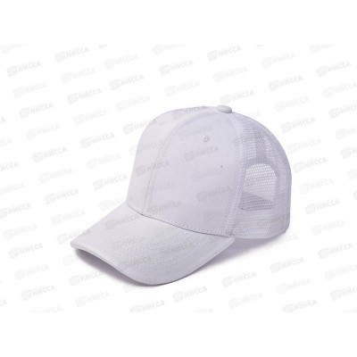 Бейсболка НB23039_1 белый 60% хл 40% п/э