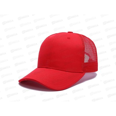 Бейсболка НB23039_9 красная 60% хл 40% п/э
