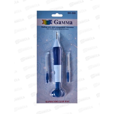 Набор для ковровой техники "Gamma" SK-300, 3 иглы (1.3, 1.6, 2.2мм) Набор для ковровой техники "Gamma" SK-300, 3 иглы (1.3, 1.6, 2.2мм)