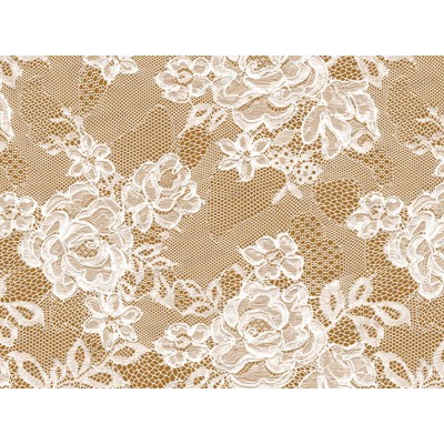 Клеенка на неткан основе ДЕКОРАМА 1,4*20м 065А кружева на беж