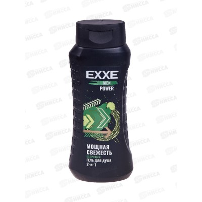 EXXE MEN Гель для душа Бодрящий 2в1 POWER 400мл С0007532